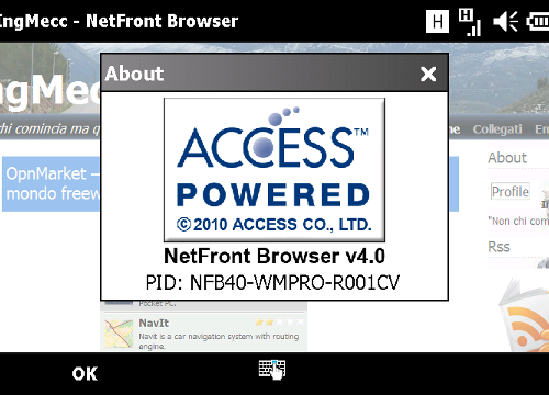 NetFront Browser v4.0 – Il “non plus ultra” dei browser per dispositivi mobili.